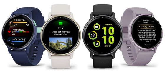 การ์มิน iVivoactive 5 หญิง ผู้ชาย Smartwatch ซิลิโคน