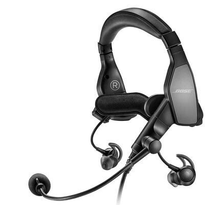 อุปกรณ์สนับสนุนพื้นที่เครื่องบินที่ได้รับการรับรองจาก FAA TSO Bose Proflight Series 2 Piolt Headset